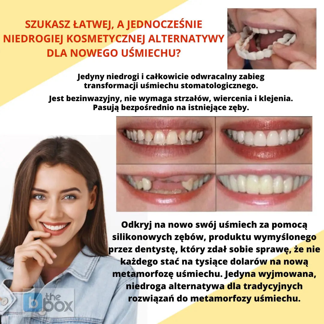 Łatwy Uśmiech - Górne + Dolne Białe Zęby Ana 1