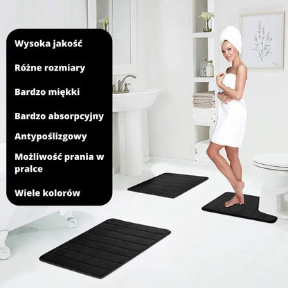ZESTAW 3 CHŁONNYCH I SZYBKOSCHNĄCYCH MAT DO KĄPIELI - KUP 2 OTRZYMAJ 3 ANA 1